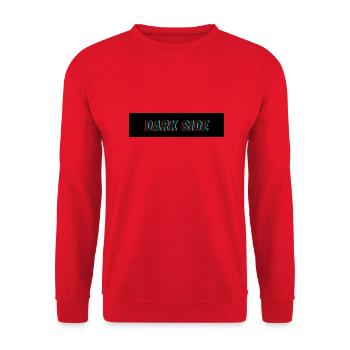 Dark Side Classic designe - Unisex Pullover - Rot - Vorne - Alina (178cm) & Michal (187cm)