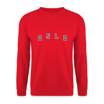 Oslo - Sweat-shirt Unisexe - rouge - Devant - Alina (178cm) & Michal (187cm)