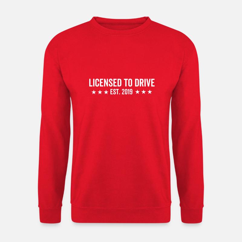 Fahrerlaubnis ab 2019 - Unisex Pullover - Rot