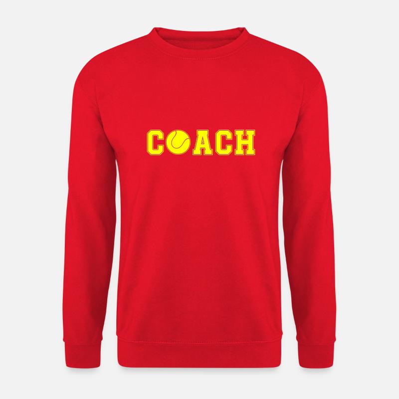 Tennis Coach - Unisex Pullover - Rot
