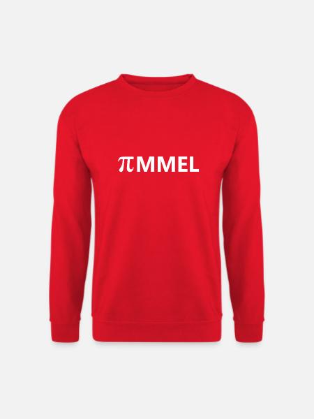 Einfach nur Pimmel weiß - Unisex Pullover - Rot