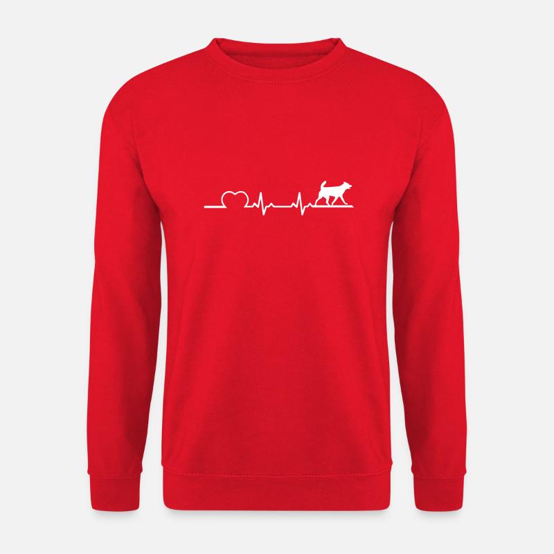 Dog Hund - Unisex Pullover - Rot