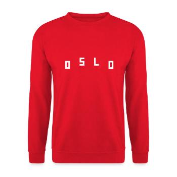 Oslo - Sweat-shirt Unisexe - rouge - Devant - Alina (178cm) & Michal (187cm)