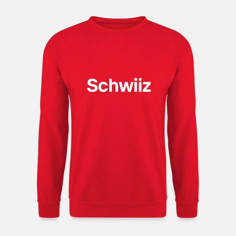 Schweiz - Unisex Pullover - Rot
