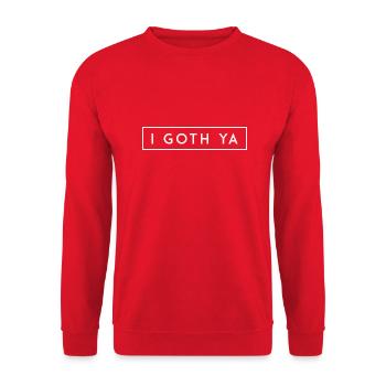 I Goth Ya - Unisex Pullover - Rot - Vorne - Alina (178cm) & Michal (187cm)
