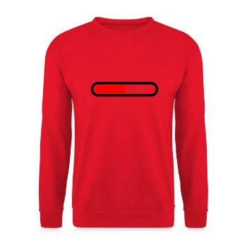Loading bar vector loaded Loading Design 004 - Unisex Sweatshirt - red - Front - Alina (178cm) & Michal (187cm)