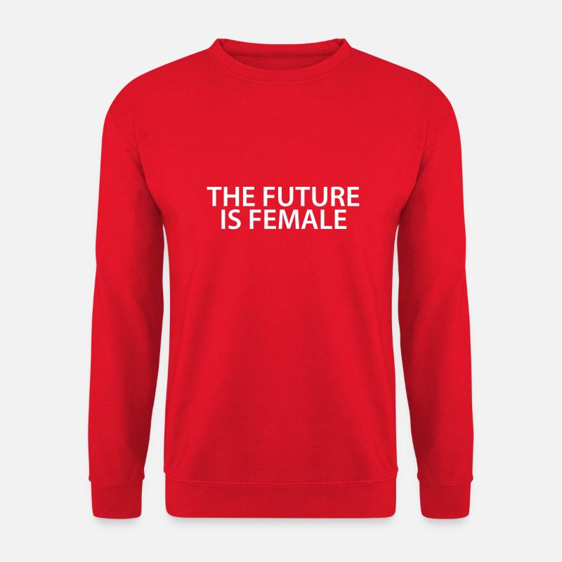 FUTURE FEMALE v2 - Unisex Pullover - Rot