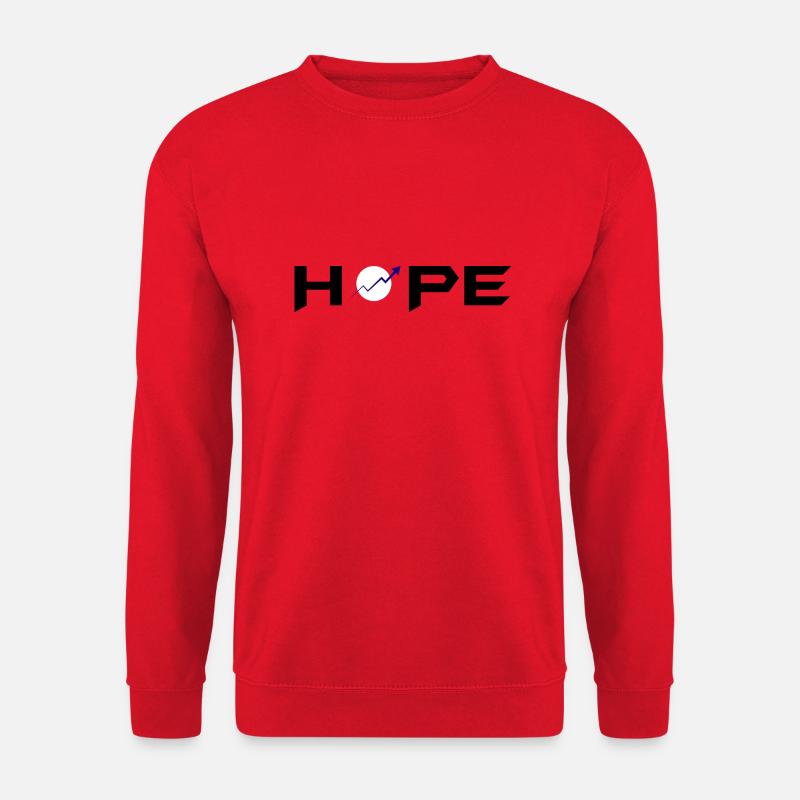 Bitcoin Trading Crypto Stocks - Unisex Sweatshirt - red