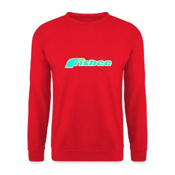 Frisbee Turquoise Ultime - Sweat-shirt Unisexe - rouge - Devant - Alina (178cm) & Michal (187cm)