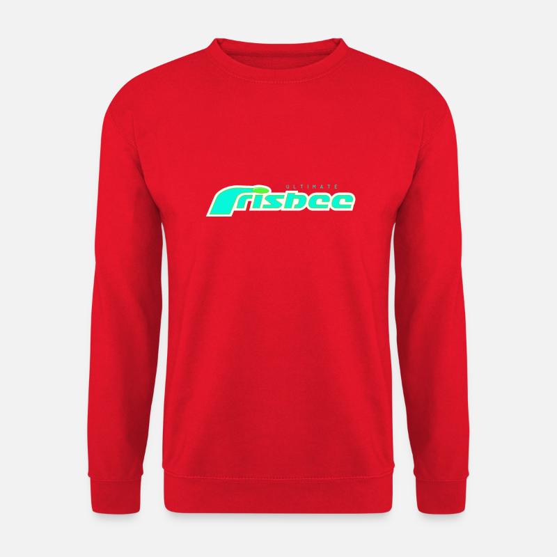 ultimate frisbee türkis - Unisex Pullover - Rot