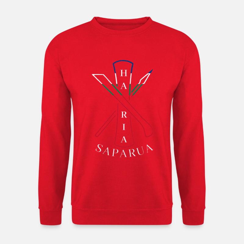 HARIA SAPARUA - Unisex Pullover - Rot
