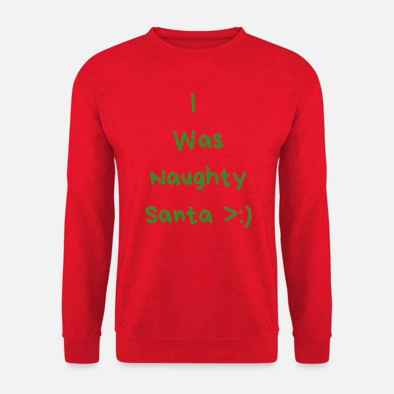Frecher Santa Spruch - Unisex Pullover - Rot