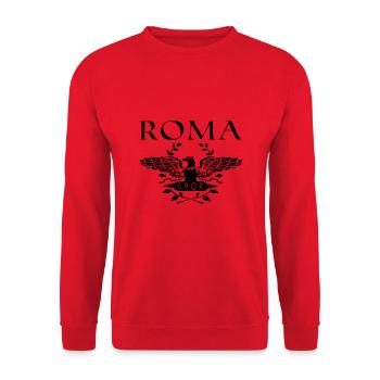 roma - Sweat-shirt Unisexe - rouge - Devant - Alina (178cm) & Michal (187cm)