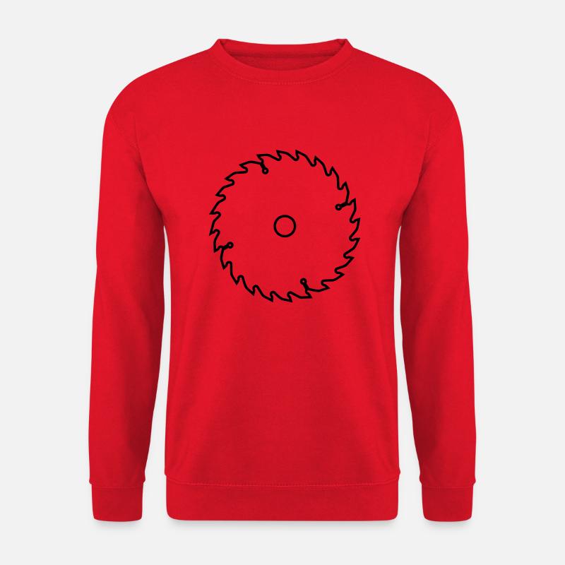 Sägeblatt - hacksaw blade - Unisex Pullover - Rot