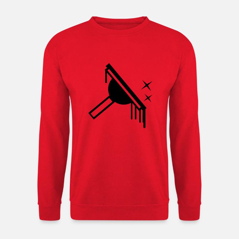 Fenster Reiniger Window Cleaner - Unisex Pullover - Rot