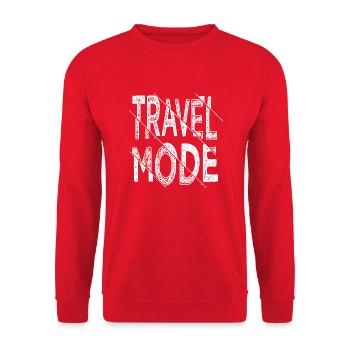 jokes france hiking gift idea funny quote present - Unisex Sweatshirt - red - Front - Alina (178cm) & Michal (187cm)