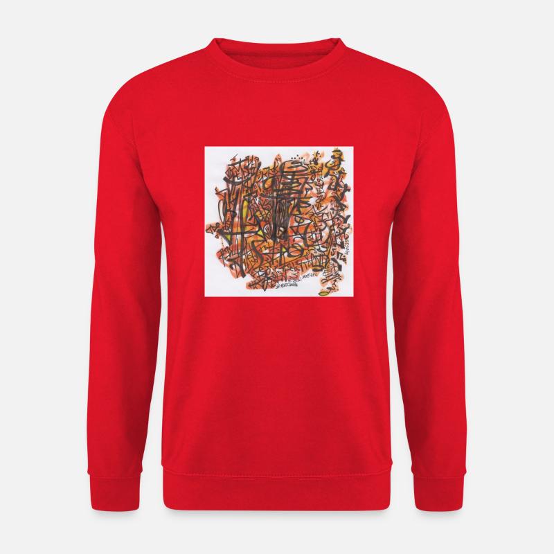 Chakra Lightcodes:Rootchakra - Unisex Pullover - Rot