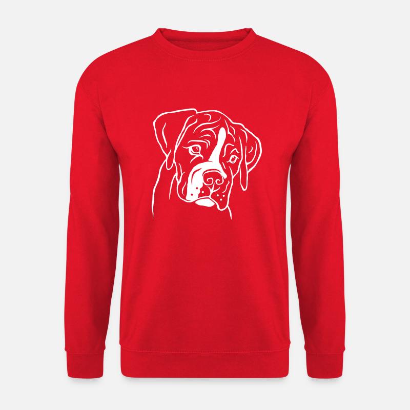Boxer Welpe - Unisex Pullover - Rot