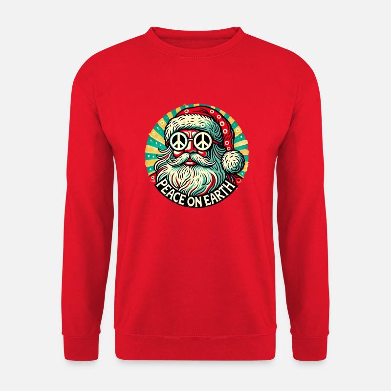 Friede auf Erden - Unisex Pullover - Rot