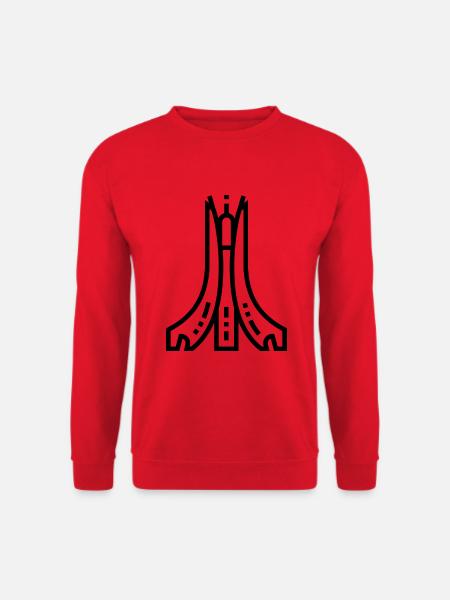 Algerian Monument - Unisex Sweatshirt - red