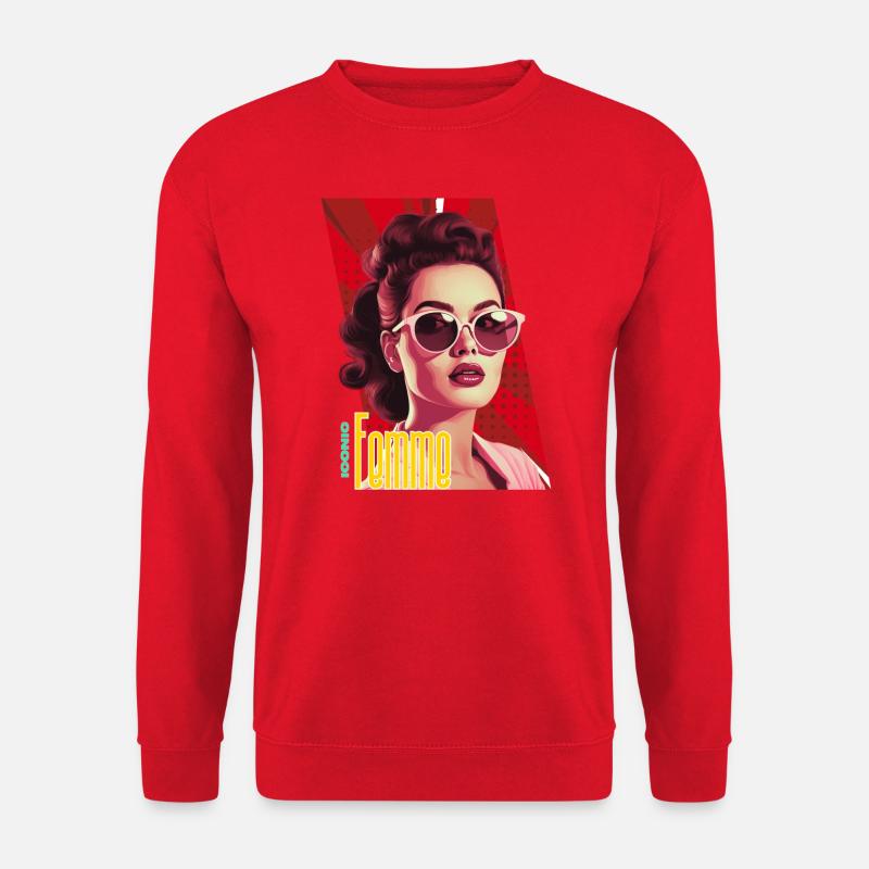 Iconic Femme - Unisex Pullover - Rot