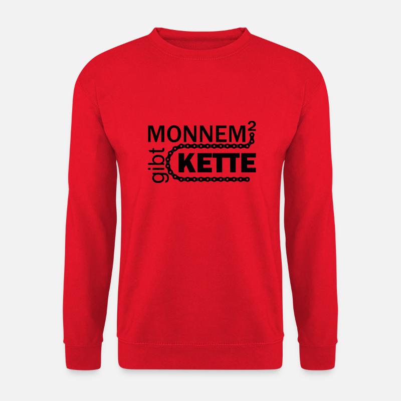Monnem² gibt Kette - Unisex Pullover - Rot