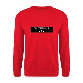 The Coffee Bean slogan - Unisex Sweatshirt - red - Front - Alina (178cm) & Michal (187cm)