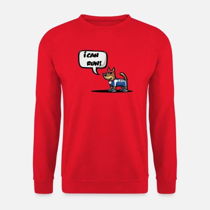 ICH KANN RENNEN! - Unisex Pullover - Rot