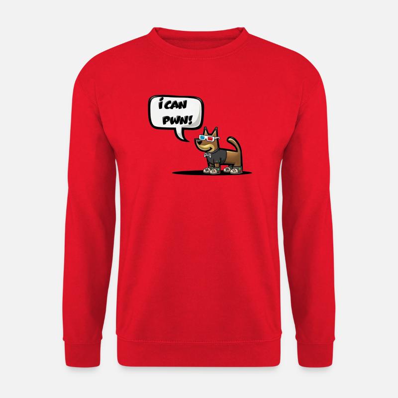 ICH KANN PWN! - Unisex Pullover - Rot