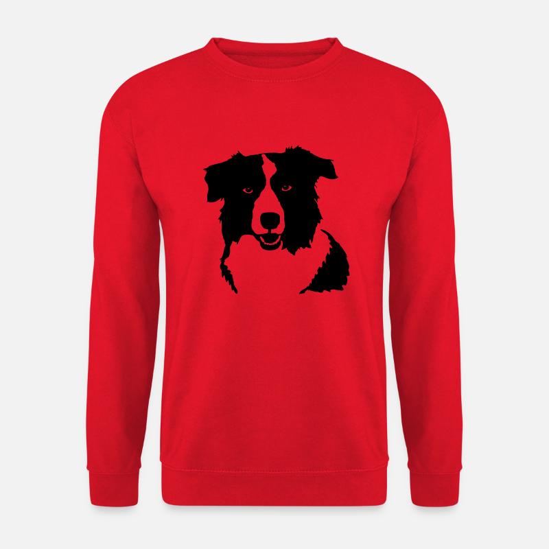 Border Collie - Unisex Pullover - Rot