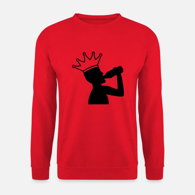 Beer King - Unisex Pullover - Rot