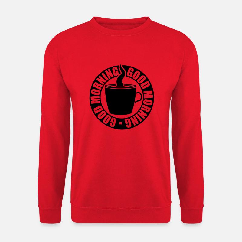 Kreis Good Morning - Unisex Pullover - Rot