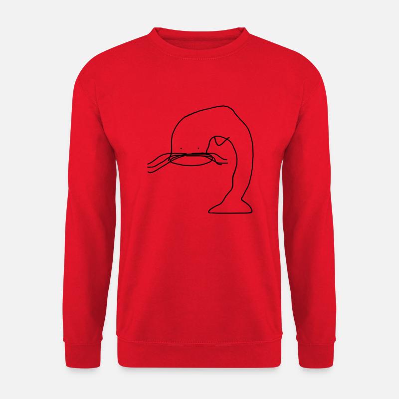 Wels Fisch - Unisex Pullover - Rot