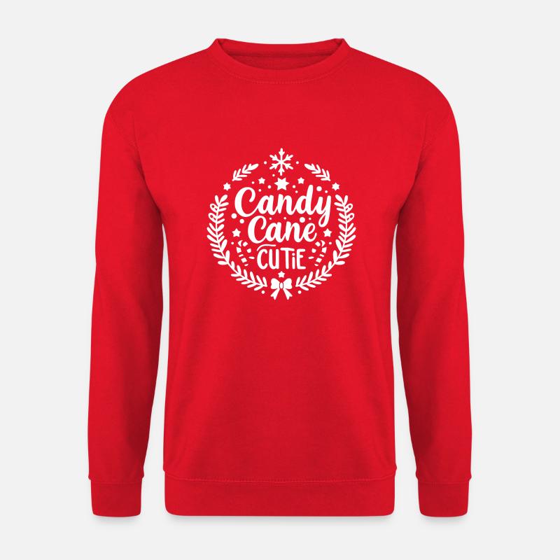 Candy Cane Cutie - Unisex Sweatshirt - red