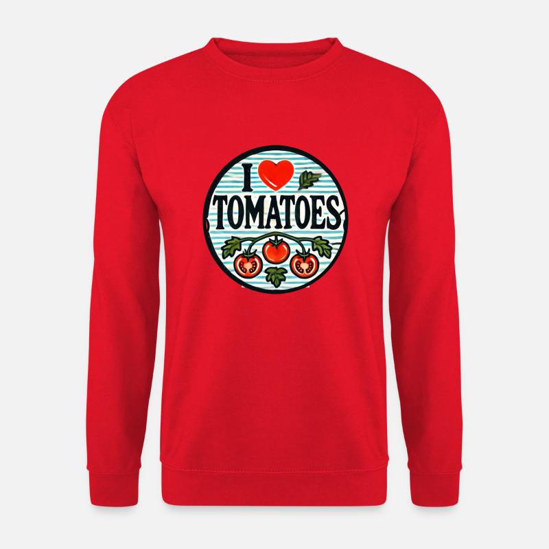 Ich liebe Tomaten - Unisex Pullover - Rot