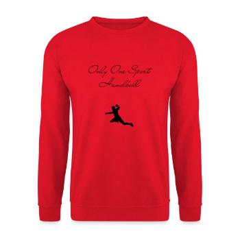 Only one sport Handball - Unisex Sweatshirt - red - Front - Alina (178cm) & Michal (187cm)