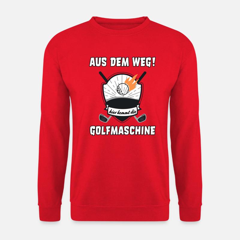 Golf Profi Golfer Golfspieler lustiger Spruch - Unisex Pullover - Rot