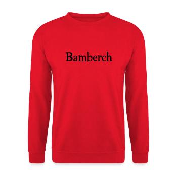Bamberch - Bamberg - Unisex Pullover - Rot - Vorne - Alina (178cm) & Michal (187cm)