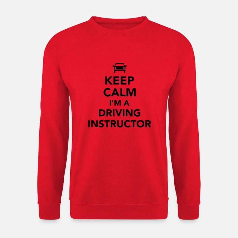 Driving instructor - Unisex Sweatshirt - red