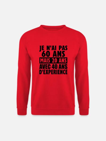60 ans - Unisex Sweatshirt - red