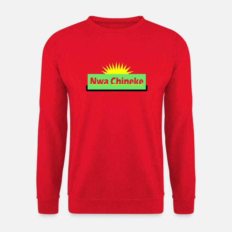 NwaChineke Biafra T-Shirt Kapuzenpullover Sweatshirt - Unisex Pullover - Rot