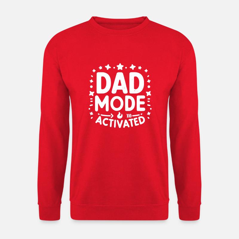 Dad Mode Activated - Unisex Sweatshirt - red