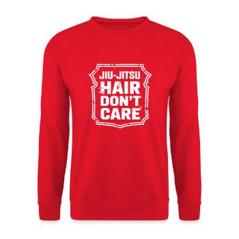 Parfait pour les amateurs occasionnels de jiu-jitsu - Sweat-shirt Unisexe - rouge - Devant - Alina (178cm) & Michal (187cm)