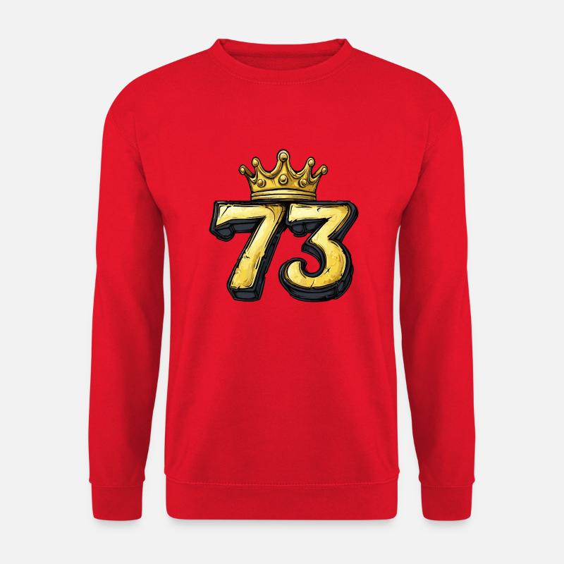 73 Number Krone - Unisex Sweatshirt - red