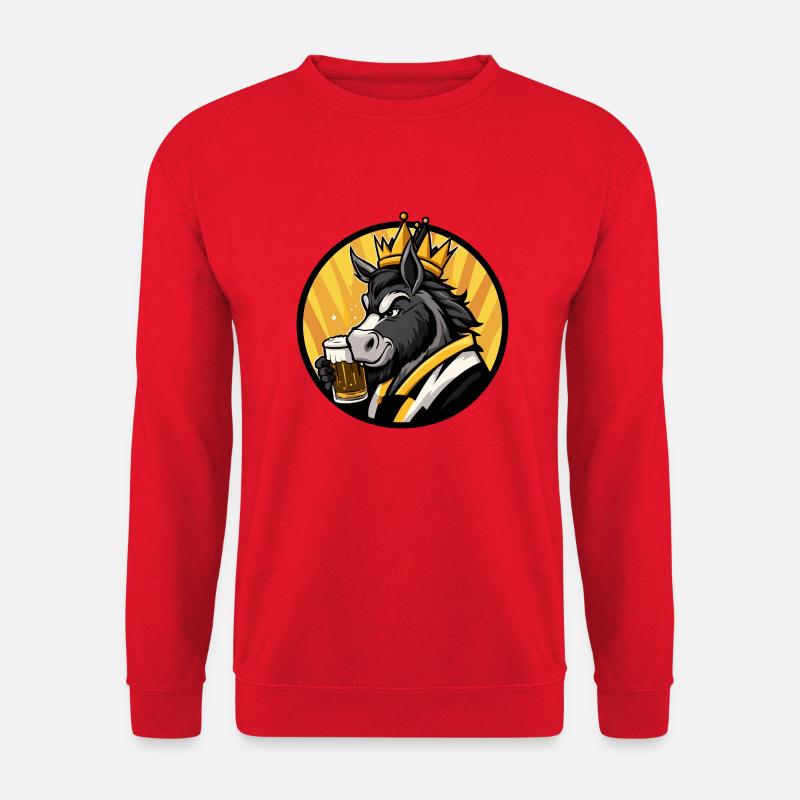 Donkey Beer - Unisex Sweatshirt - red