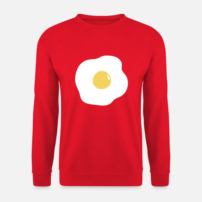 egg fried - Unisex Sweatshirt - red