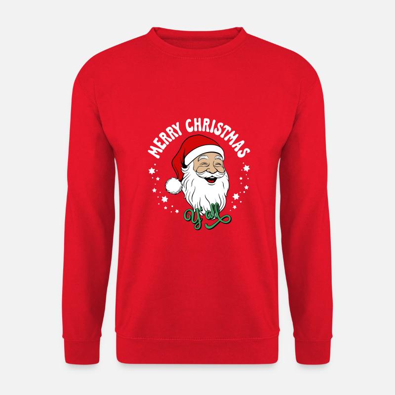 Merry Christmas Ugly Christmas Sweater Weihnachten - Unisex Pullover - Rot