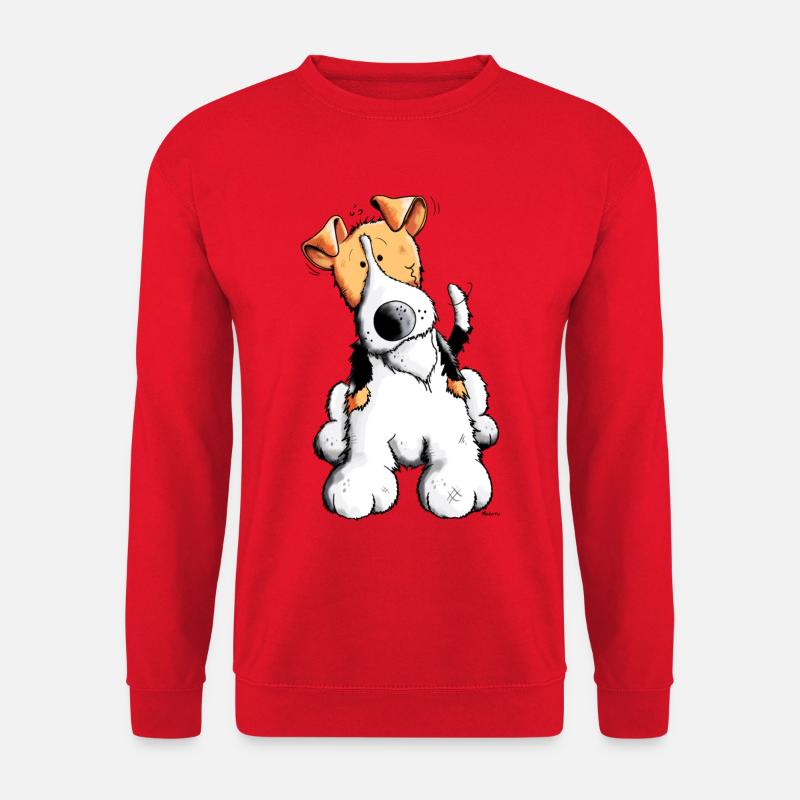 Funny Fox Terrier - Unisex Sweatshirt - red