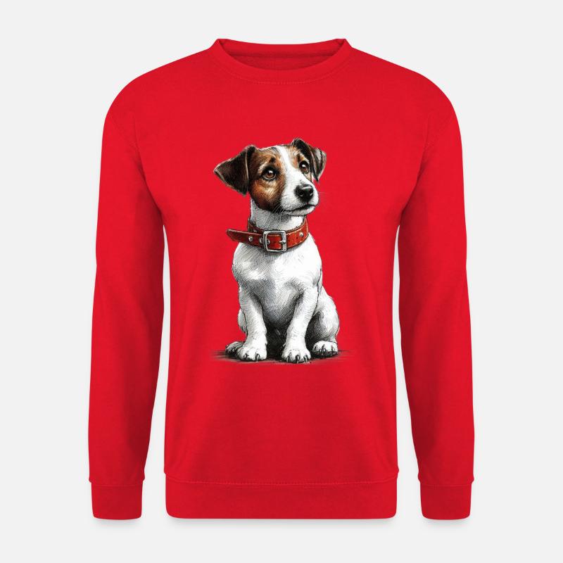 Jack Russel Terrier - Unisex Sweatshirt - red