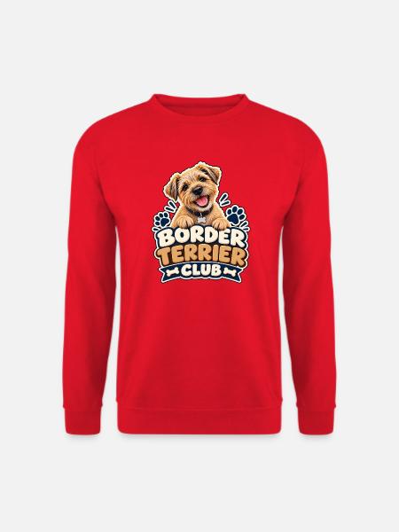 Border Terrier Club - Unisex Pullover - Rot